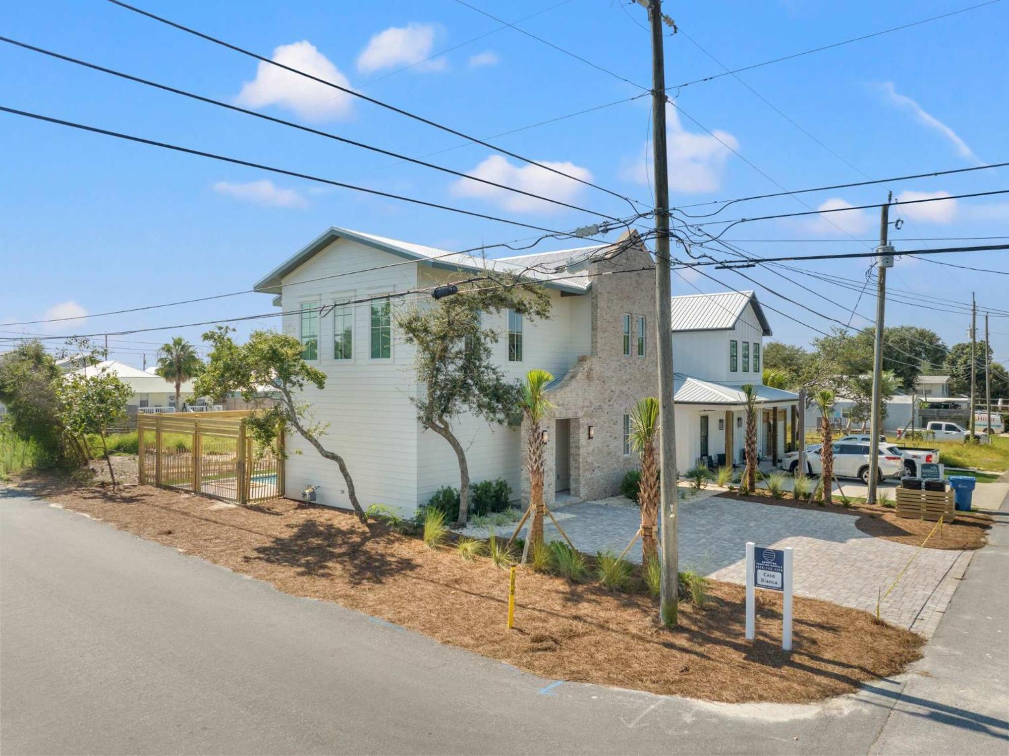 Luxury New Build Casa Blanca 4br Family Private Heatable Pool Steps To * Panama City Beach
